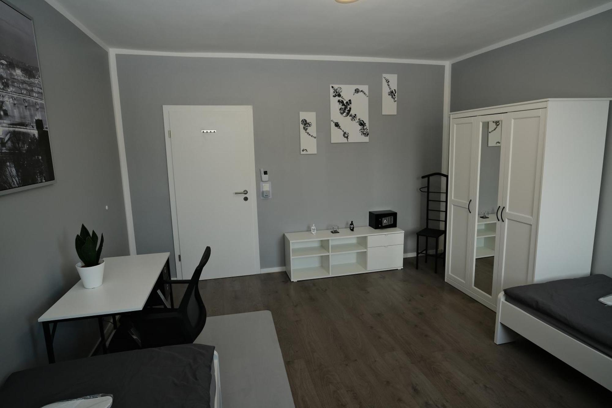 Apartment Entspannung & Netflix ไลป์ซิก ภายนอก รูปภาพ